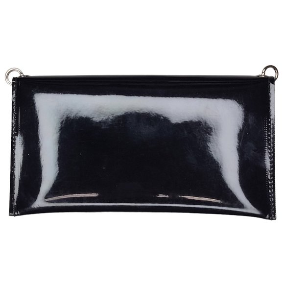 Studded Vinyl Mini Purse with Removable Chain Shoulder Strap - Picture 3 of 9